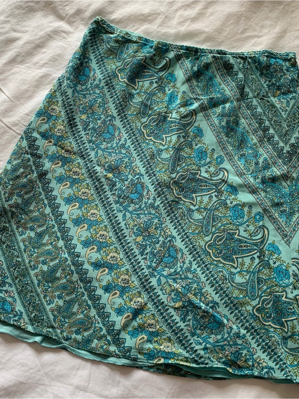 Vintage GAP Paisley Mint Green Women's Skirt